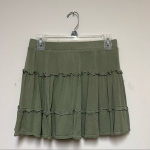 SHEIN ruffle mini skirt